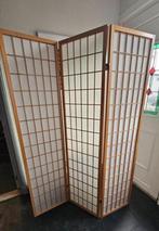 Roomdivider kamerscherm rijstpapier hout, Huis en Inrichting, Ophalen, Zo goed als nieuw