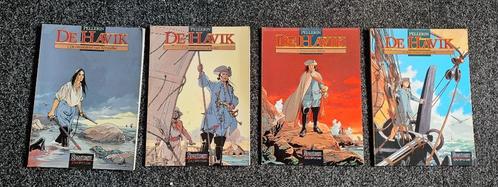 De Havik, 4 stuks stripboeken, Boeken, Stripboeken, Gelezen, Complete serie of reeks, Ophalen of Verzenden