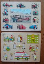 Houten knopjes puzzels, leg puzzels en puzzelboek, Ophalen of Verzenden, Zo goed als nieuw, Overige typen