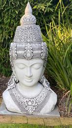 ‼️XL Shiva Boeddhabeeld 110cm 180kg Boeddhakop boeddha buste, Ophalen of Verzenden, Nieuw, Beton, Boeddhabeeld