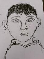 Portret tekening, Ophalen of Verzenden