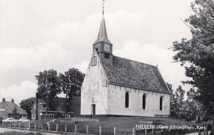 niekerk ulrum herv kerk, Verzamelen, Ansichtkaarten | Nederland, Noord-Holland, Ophalen of Verzenden