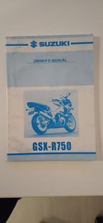 Instructieboekje Suzuki GSX-R 750 2000, Ophalen of Verzenden, Suzuki