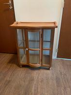 Theekastje met kleine beschadiging op bovenblad, Minder dan 50 cm, Eikenhout, Ophalen of Verzenden, Zo goed als nieuw