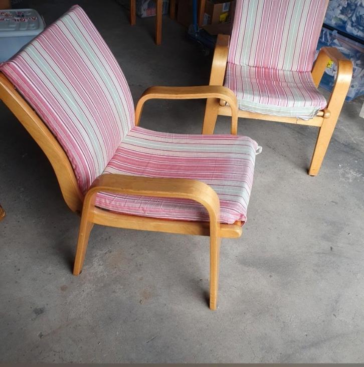 2 Cees Braakman fauteuils, Arjan serie., Antiek en Kunst, Antiek | Meubels | Stoelen en Banken, Ophalen