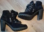 Marco Tozzi Enkellaarsjes Hakjes met Rits en Veters maat 39, Kleding | Dames, Schoenen, Zwart, Lage of Enkellaarzen, Marco Tozzi