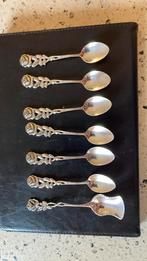 Hildesheimer rose, theelepels en suikerschepje, Antiek en Kunst, Antiek | Bestek, Ophalen of Verzenden