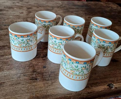 Bekers Johnson Brothers Lemon Tree., Antiek en Kunst, Antiek | Servies compleet, Ophalen of Verzenden