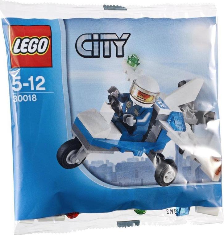 Lego City politie helikopter - 30018, Kinderen en Baby's, Speelgoed | Duplo en Lego, Zo goed als nieuw, Lego, Complete set, Ophalen of Verzenden