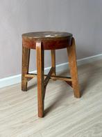 Woood Inca kruk / bijzettafel – uniek en sfeervol, Ophalen, Nieuw, Hout