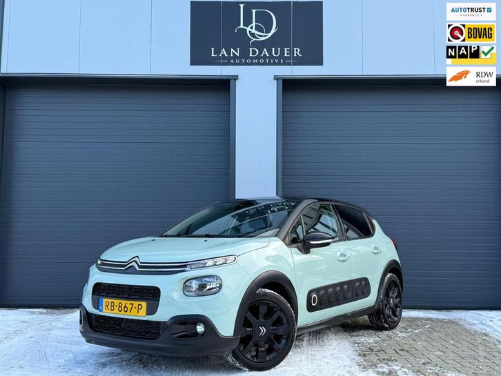 Citroen C3 1.2 PureTech S&S Shine / Automaat / CAM / Trekhak, Auto's, Citroën, Bedrijf, Te koop, C3, ABS, Achteruitrijcamera, Airbags