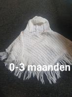 Schattige witte poncho 0-3 maanden, Kinderen en Baby's, Babykleding | Overige, Ophalen of Verzenden, Zo goed als nieuw, H&M, Jongetje of Meisje