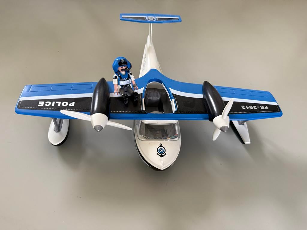 Playmobil Politie Watervliegtuig met Piloot, Kinderen en Baby's, Speelgoed | Playmobil, Ophalen, Gebruikt, Complete set