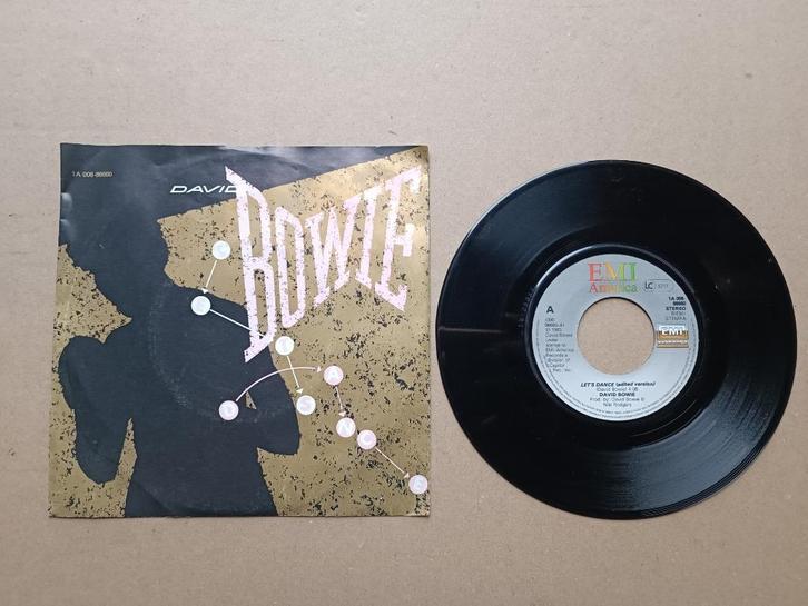 7" Single: David Bowie - Let's Dance (1983), Cd's en Dvd's, Vinyl Singles, Gebruikt, Pop, 7 inch, Verzenden