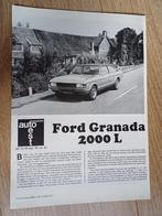 Ford Granada 2000L Autotest uit 1975, Boeken, Auto's | Folders en Tijdschriften, Ophalen of Verzenden, Zo goed als nieuw, Ford