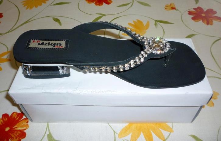 Zwarte Sandalen (mt 36), Kleding | Dames, Schoenen, Nieuw, Sandalen of Muiltjes, Zwart, Ophalen of Verzenden