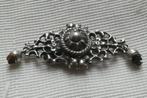 Antieke bewerkte zilveren collier sluiting, Ophalen of Verzenden, Zilver, Ketting