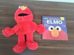 Sesamstraat Elmo Knuffel Pop Handpop Groot - 37 cm, Kinderen en Baby's, Speelgoed | Knuffels en Pluche, Overige typen, Ophalen of Verzenden