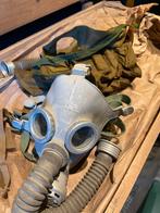 Russische gasmaskers compleet in kist, Ophalen of Verzenden