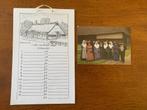 Verjaardagskalender en Foto " 't Volk van Grada" Jaren 70, Diversen, Kalenders, Ophalen of Verzenden, Maandkalender, Nieuw
