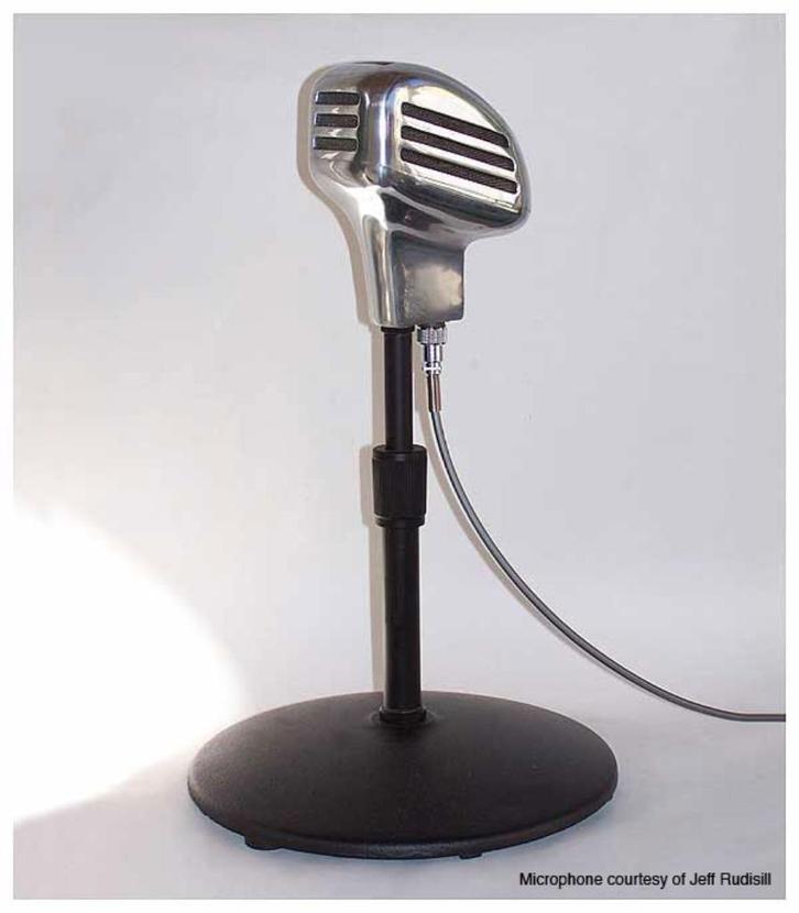 Vintage 1948 n.o.s   Amperite Microfoon, Muziek en Instrumenten, Microfoons, Zo goed als nieuw, Zangmicrofoon, Ophalen