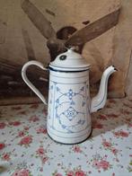 Saks emaille koffiepot, Antiek en Kunst, Ophalen of Verzenden