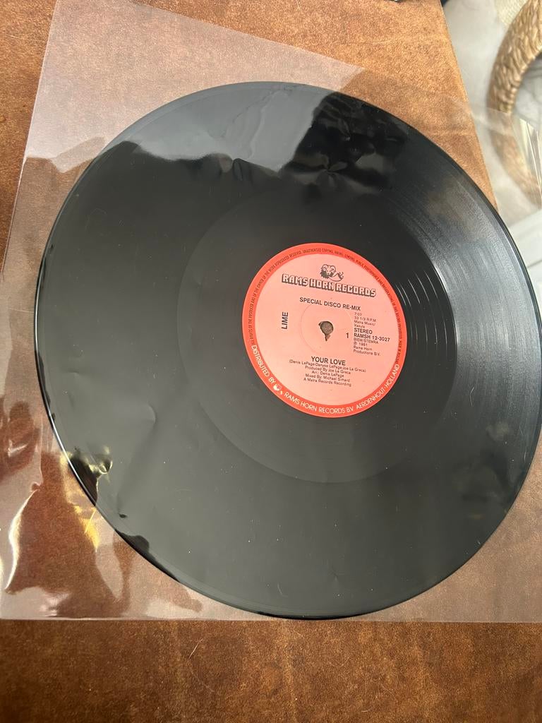 Lime - your love, Ophalen of Verzenden, Zo goed als nieuw, 12 inch, Disco