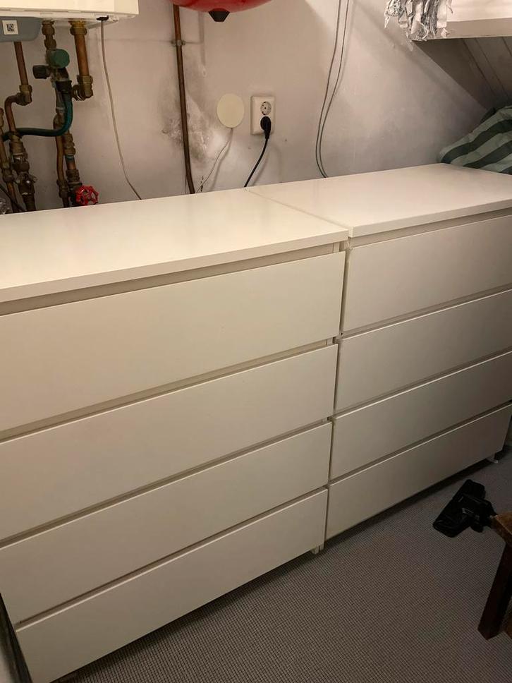IKEA Malm 4 lade kastjes, Huis en Inrichting, Kasten | Kledingkasten, Gebruikt, Minder dan 100 cm, 50 tot 100 cm, 25 tot 50 cm