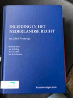 Rechtenboek - Inleiding Nederlands Recht (Zo goed als nieuw), Ophalen of Verzenden, Alpha, Zo goed als nieuw, WO