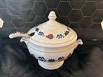 Boerenbont Soepterrine met Lepel, Huis en Inrichting, Keuken | Servies, Overige typen, Ophalen of Verzenden, Zo goed als nieuw
