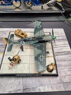 Fw 190 1/48 diorama met electromotor, Hobby en Vrije tijd, Modelbouw | Vliegtuigen en Helikopters, Overige merken, Groter dan 1:72