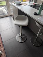 Ikea Janinge Barkruk - Wit, 76 cm, In hoogte verstelbaar, 60 tot 90 cm, Ophalen of Verzenden, Zo goed als nieuw