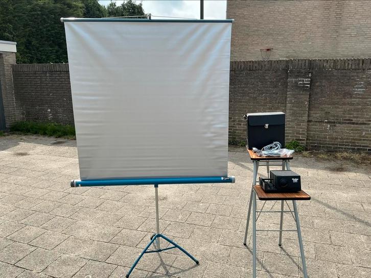 Grote set voor DIA’S, Audio, Tv en Foto, Diaprojectors, Gebruikt, Met scherm, Ophalen