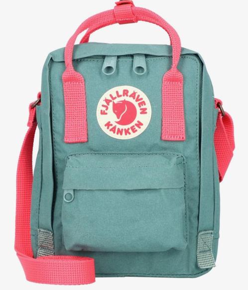 Fjallraven Kanken Sling Crossbody - Frost Green Peach Pink, Sieraden, Tassen en Uiterlijk, Tassen | Rugtassen, Nieuw, Overige merken