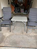 Set van 2 kampeer Obelink stoelen en tafel ., Caravans en Kamperen, Ophalen, Zo goed als nieuw, Campingmeubel-accessoire