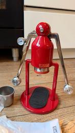 Cafelat Robot Barista - Rood - Inclusief mittens, Gebruikt, Espresso apparaat, Gemalen koffie, Ophalen of Verzenden