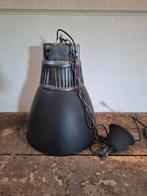 Industriële hanglamp zwart, 50 tot 75 cm, Ophalen of Verzenden, Zo goed als nieuw, Metaal
