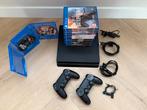 Playstation 4 slim 1tb + veel spellen te koop, Spelcomputers en Games, Spelcomputers | Sony PlayStation 4, Ophalen, Met 2 controllers