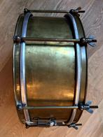 15" x 6" oude messing marching snare (Kessels?), Muziek en Instrumenten, Ophalen of Verzenden, Gebruikt, Trommel