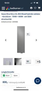 Nieuwe verticale radiator Vasco Niva 420 x 1820 hoog, Ophalen, Radiator, Nieuw, Minder dan 60 cm