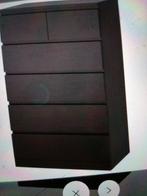 Op zoek naar een Malm kast zwart 6 lades, Ophalen of Verzenden