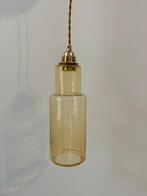 Vintage hanglamp langwerpig glas, Ophalen of Verzenden