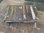Pallet tafel op wielen - Uniek en handgemaakt, Ophalen, Gebruikt