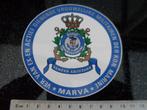 sticker marva logo embleem vrouwelijke militairen marine, Verzamelen, Verzenden, Zo goed als nieuw, Bedrijf of Vereniging