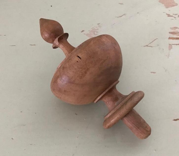 Antiek Frans siertorentje hout draaiwerk, Antiek en Kunst, Antiek | Woonaccessoires, Ophalen of Verzenden