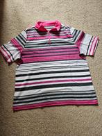 T shirt roze streep, Maat 42/44 (L), Ophalen of Verzenden, Zo goed als nieuw, Korte mouw