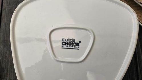 Witte borrelset - nieuw in karton - Multiple Choice by Topch, Huis en Inrichting, Keuken | Servies, Nieuw, Schaal of Schalen, Overige stijlen