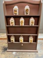 Kruidenrek Goldina Art Collection met 15 potjes, Ophalen, Wit, 50 tot 100 cm, Zo goed als nieuw