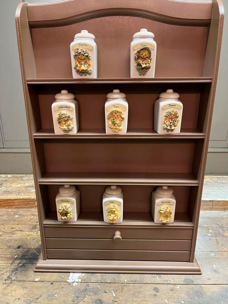 Kruidenrek Goldina Art Collection met 15 potjes, Huis en Inrichting, Keuken | Keukenelementen, Zo goed als nieuw, Minder dan 100 cm