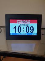 dementieklok, Huis en Inrichting, Woonaccessoires | Klokken, Ophalen, Zo goed als nieuw, Digitaal, Overige typen